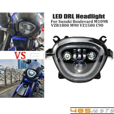 Faro delantero LED para Suzuki Boulevard M109R VZR1800 C90 M90 VZ1500 2006-2022 Foto 1 de 4