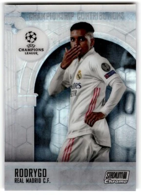2020 Stadium Club Chrome Championship Contributions Rodrygo #CC-R - Image 1 of 2
