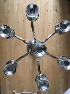 Pair of Metal Candelabra Candle Holders - Picture 1 of 22