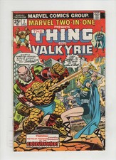 MARVEL TWO-IN-ONE #7 F/VF, The Thing & Valkyrie, Sal Buscema & Mike Esposito art