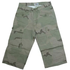 US Army Style 3/4 length Cargo Shorts BRAND NEW M.F.H Desert Camo Rip Stop - Picture 1 of 2