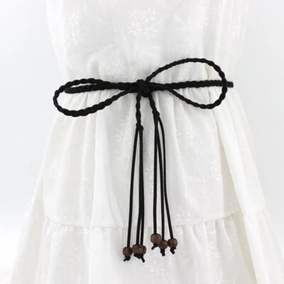 Quastengürtel Für Damen Selbstbindender Gürtel Taillendekoration   ♩ - Bild 1 von 4