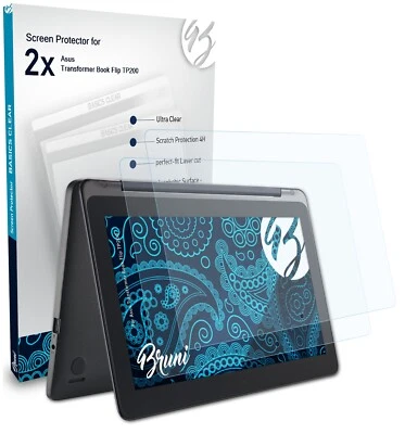 Bruni 2x Pellicola Protettiva per Asus Transformer Book Flip TP200 - Immagine 1 di 4