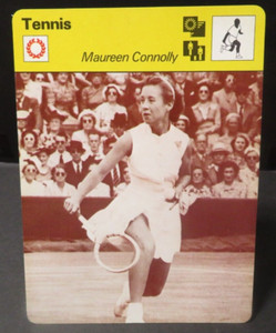SC156 1977-79 SPORTSCASTERS TENNIS MAUREEN CONNOLLY