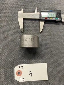 Troquel perforador redondo Roper Whitney Diacro Di-Acro Cleveland Press 1/4 413 #9 - Imagen 1 de 2