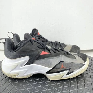 Nike Air Jordan Sneakers Youth Size 6 Shoes Westbrook One Take 3 White Black - Picture 1 of 11