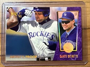 Dante Bichette 1995 Select Artist's Proof #10 Colorado Rockies - Picture 1 of 2
