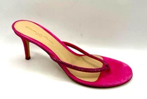 Gianvito Rossi Calypso Pink Heeled Flip Flops Women's Size EU 37 NWOB - Picture 1 of 8