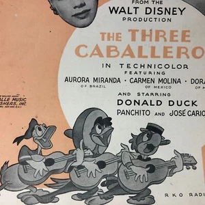 Vintage 1943 You Belong to My Heart Walt Disney Noten Donald Duck - Bild 1 von 9