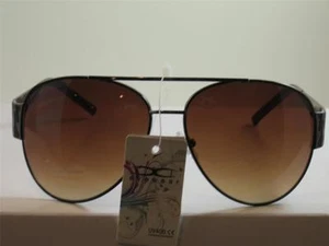 WOMENS AVIATOR SUNGLASSES GRADIENT LENS ANIMAL PRINT UV400 A12 - Picture 1 of 4