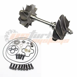 Conjunto de rotor de rueda de turbina 99,5-03 Ford Powerstroke 7,3 L GTP38 + kit de reconstrucción - Imagen 1 de 11