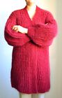 Hand Knitted Women's Mohair Cardigan