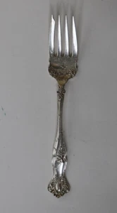 Tenedor para servir carne fría de 8 1/4" vintage plateado Rogers Bros 1847 - Imagen 1 de 12