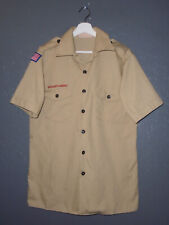 BOY SCOUTS Of America Uniform Shirt BSA Vintage Insignia USA Scout Youth NEW XL