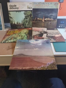 SUPRAPHON Vinyl Bundle 2 X Shostakovich 2 X Dvorak 1 X Debussy EX-NM Free Post - Picture 1 of 15