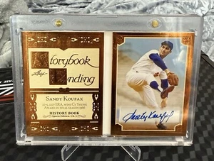 Hoja 2023 - Libro de historia - Sandy Koufax - Autógrafo automático - Dodgers - 15/25 - Imagen 1 de 4