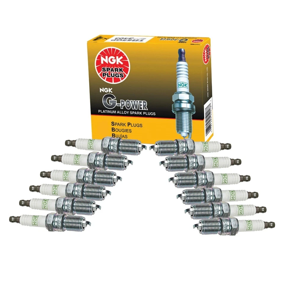Juego de 12 bujías G-Power Platinum NGK hueco de 0,052" para Aston Martin DB7 V12 Foto 1 de 1