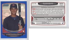 2013 Bowman Draft Draft Picks Chrome Blue Refractor /99 Nelson Molina #BDPP76
