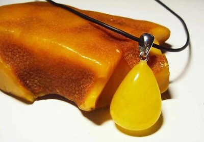 Bernstein Anhänger butterscotch  silber 925 3.63gr  - Bild 1 von 4