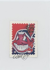1996 Pro Stamps Stickers Cut Sheet Cleveland Indians