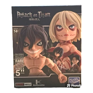 Attack On Titan - Fully Posable Action Vinyls Build A 5" Tall Rare Chase Figures - Picture 1 of 3
