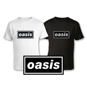 T-SHIRT OASIS LOGO T SHIRT MAGLIA MAGLIETTA - 100% COTONE - Foto 1 di 4