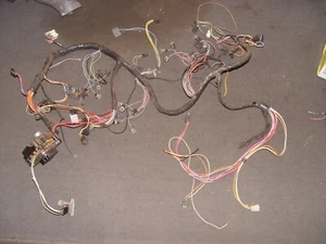 71 Corvette Dash Wiring Harness GM 350 454 Used Nice Minor Clipped Wire at Radio - Picture 1 of 9