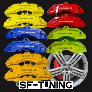 18Z BBK Q7 Touareg Porsche 6Pot Big Brake Calipers Golf MK4 S3 8N TT leon A3 - Picture 1 of 12