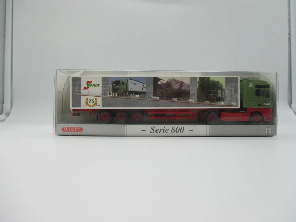 Wiking: Serie 800 - MAN TGX Valigia STZ Edizione 2014 Adalbert Wandt (SSK4)* - Immagine 1 di 1