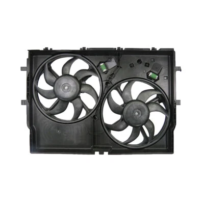 NEW DUAL RADIATOR AND CONDENSER FAN FITS RAM PROMASTER 1500 2014-2017 68188996AB - Image 1 of 2