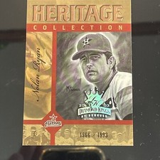 2003 Diamond Kings Nolan Ryan  Astros Heritage Collection #HC-13 SP Insert Rare