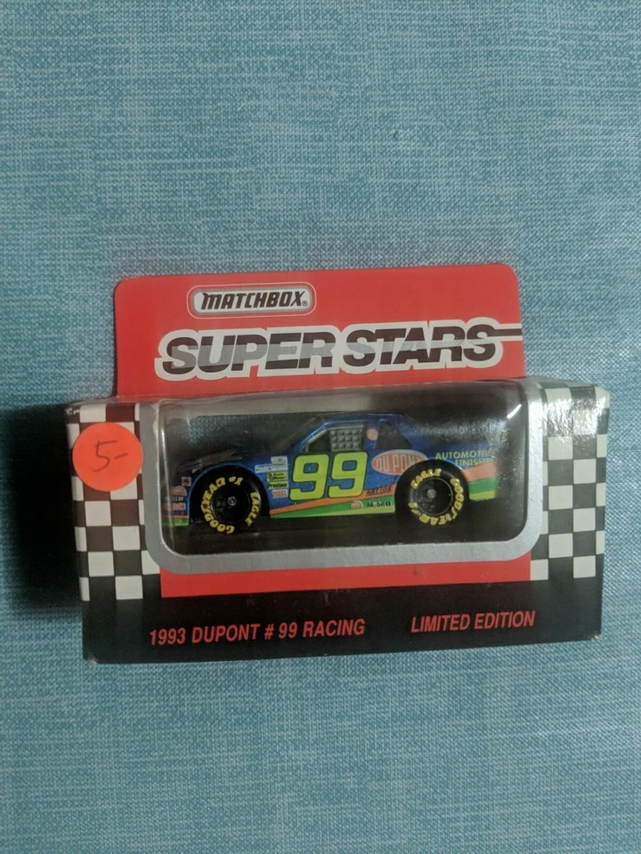 1993 Matchbox Superstars Ricky Craven #99 Dupont Racing 1/64 scale car ~ bin9 - Image 1 of 1