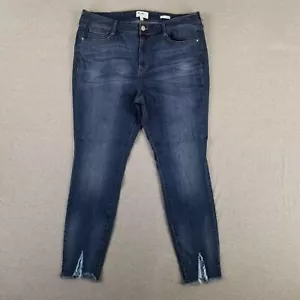 William Rast Size 18W Sculpted High Rise Jeans Jegging Stretch Soft Denim - Picture 1 of 11