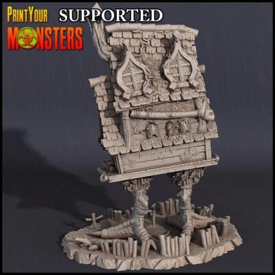 3D Printed Print Your Monsters Baba Yaga Hut Witches Pack 28mm - 32mm D&D - Image 1 of 2