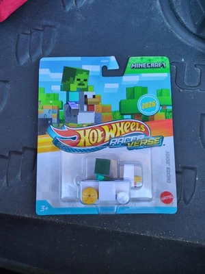 HOT WHEELS RACER VERSE MINECRAFT CHICKEN JOCKEY 🆕 - Image 1 of 3