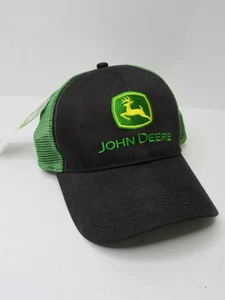 LP27717 John Deere Licensed Black and Green Soft Mesh Hat / Cap #H5 - Picture 1 of 6