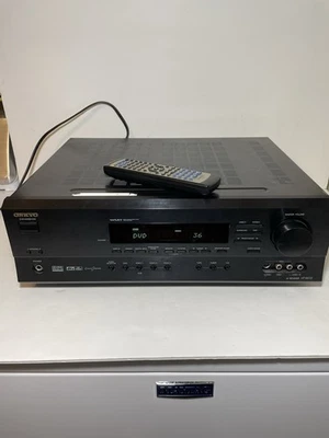 Onkyo HT-R510 Audio Video Receiver Home Theater 6 Channels Remote Bundle TESTED - Image 1 of 4