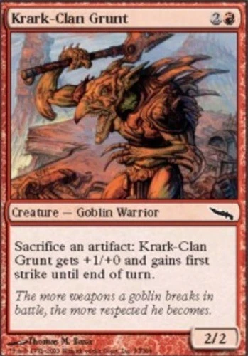 Krark-Clan Grunt - Mirrodin #97/306 MTG Magic The Gathering - Image 1 of 1