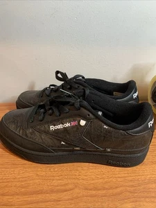 Reebok Unisex-Adult Club C Sneaker, Black/White 9.5 US Men - Picture 1 of 6