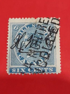 Canada #,FB6Issue 1886 Federal Bill stamp 6 Cts Dated Used (2003-12) - Image 1 of 2