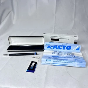 Vintage X-Acto X3051 professionelles drehbares Messer für Grafiker zusätzliche Klingen neu aus altem Lagerbestand - Bild 1 von 10