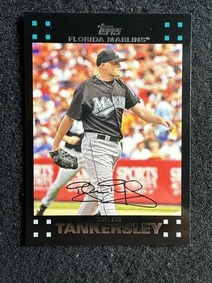 TAYLOR TANKERSLEY #579 2007 Topps Baseball QTY Florida Marlins - Image 1 of 2