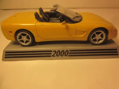 DANBURY MINT 1/43 DIECAST  CORVETTE, 2000 YELLOW 345 HP CONV. 50th ANNIV. SERIES - Image 1 of 4