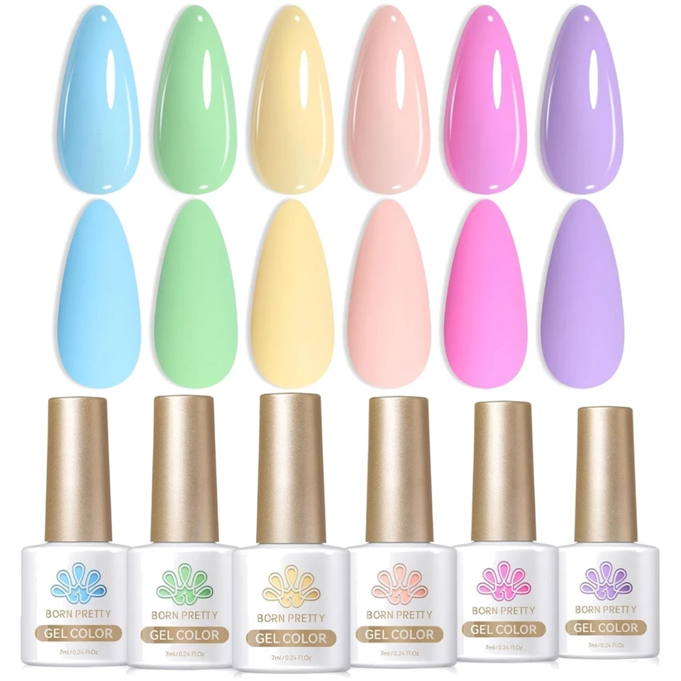 UV Nagellack Pastell Gel Nagellack Sommer Sommer Nagelkunst - Bild 1 von 1