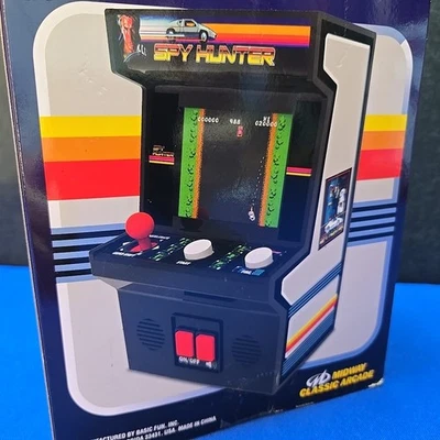 NEW 2019 Arcade Classics Spy Hunter Retro Mini Arcade Game Midway Classic Arcade - Image 1 of 4