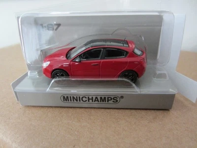 MINICHAMPS ALFA ROMEO VELOCE (2017) in RED model is PLASTIC - HO or 1:87 scale - Image 1 of 3