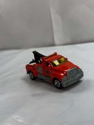 Loose Preowned Matchbox 2004 2005 Tow Truck 3 Star Mb661 Orange Gray - Image 1 of 4