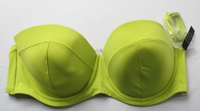 Victoria's Secret Women's Uplift Strapless Bikini Top JL3 Limelight 38DD NWT - Image 1 of 3