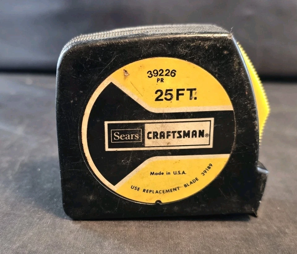 Vintage Sears Craftsman 25ft x 3/4" Tape Measure 39226  - Image 1 of 4