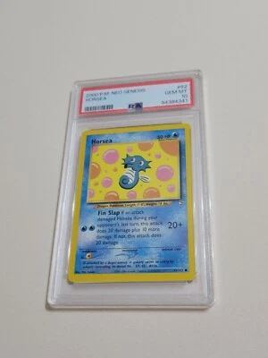 Horsea - Pokemon Neo Genesis #62 - Gem Mint PSA 10 - Image 1 of 4